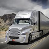 Freightliner Inspiration Truck Unveiled at Hoover Dam. First Licensed Autonomous Commercial Truck to Drive on U.S. Public Highway