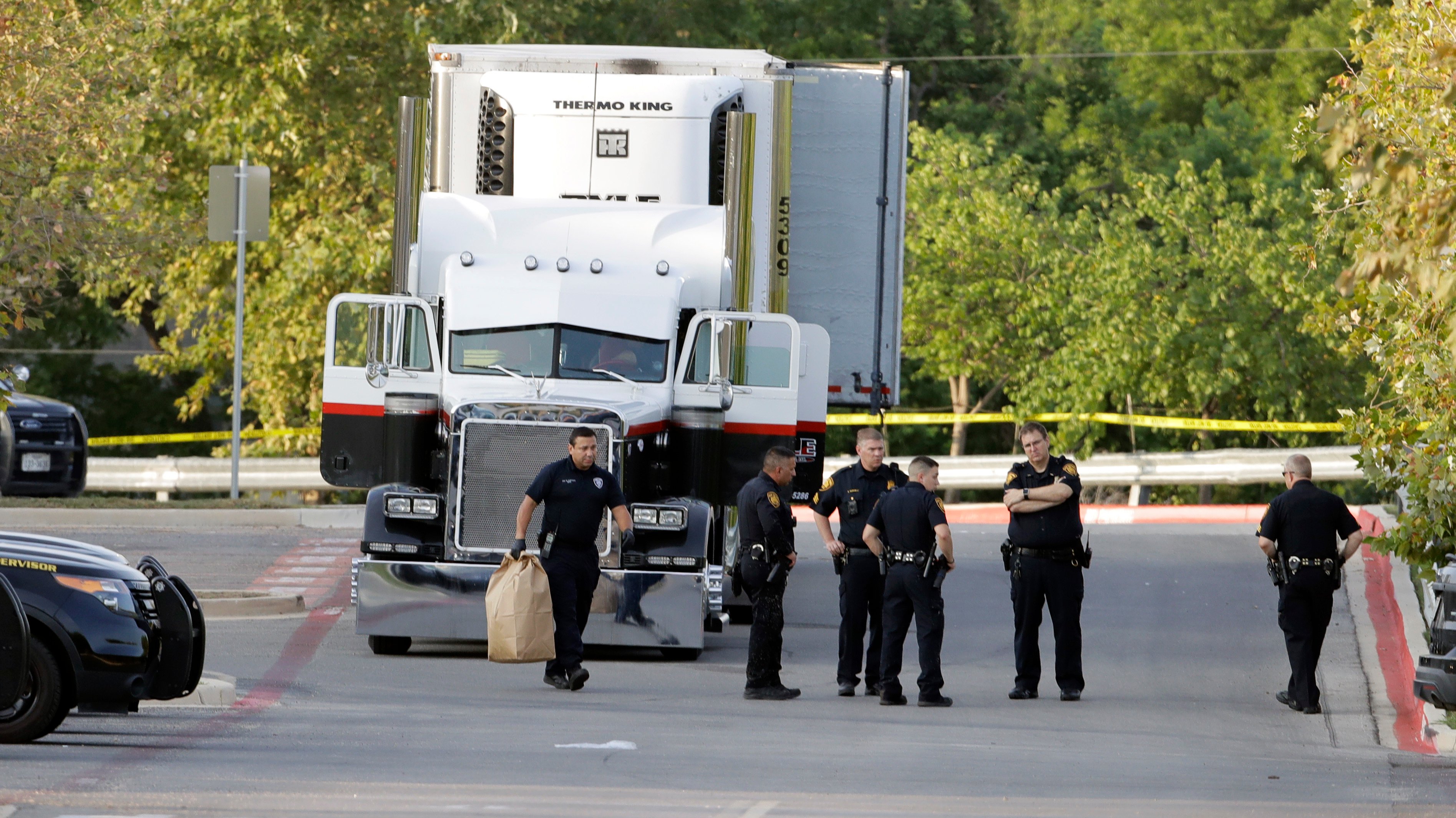 Iowa trucking company that owned the trailer used in a high-profile human trafficking case in which 10 immigrants died