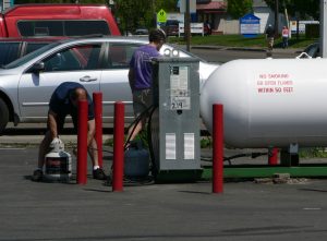 Retail sale of propane in the United States