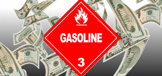 Gas symbol falling money 2