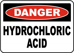 Hazmat, Hazmat Label, Hydrochloric Acid, HCL