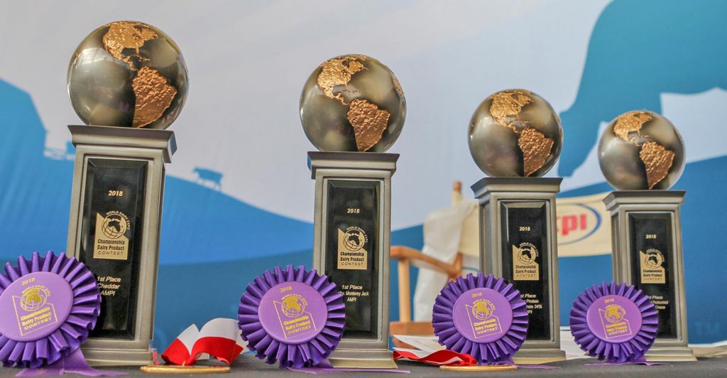 AMPI 1st place prizes, 2018 World Dairy Expo Championship Dairy Product Contest, AMPI Wins Dairy Awards