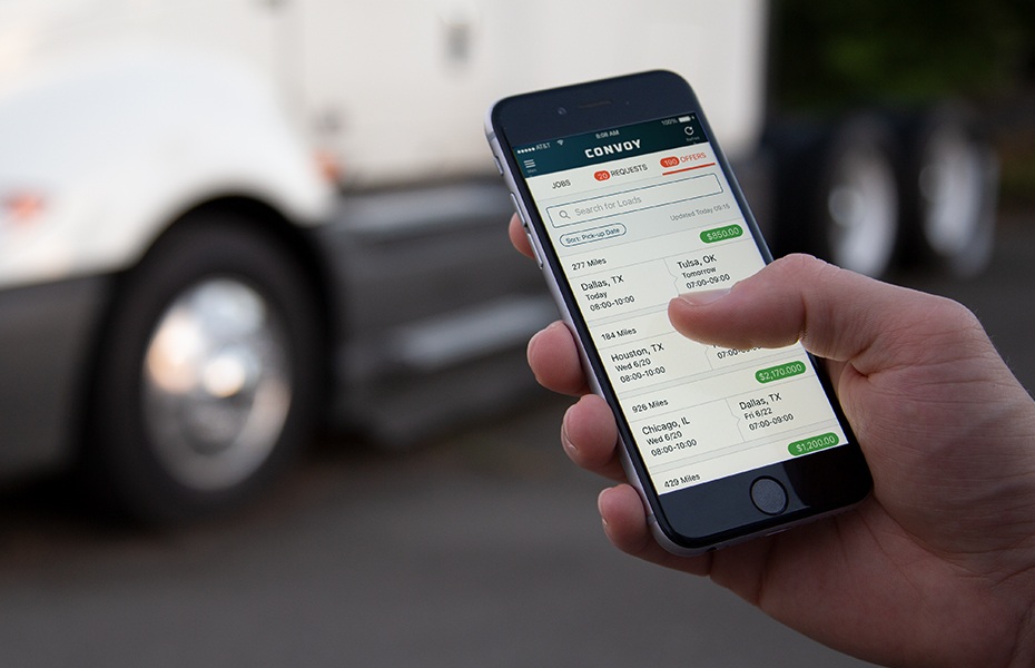 Convoy App, App Connects Drivers to Freight