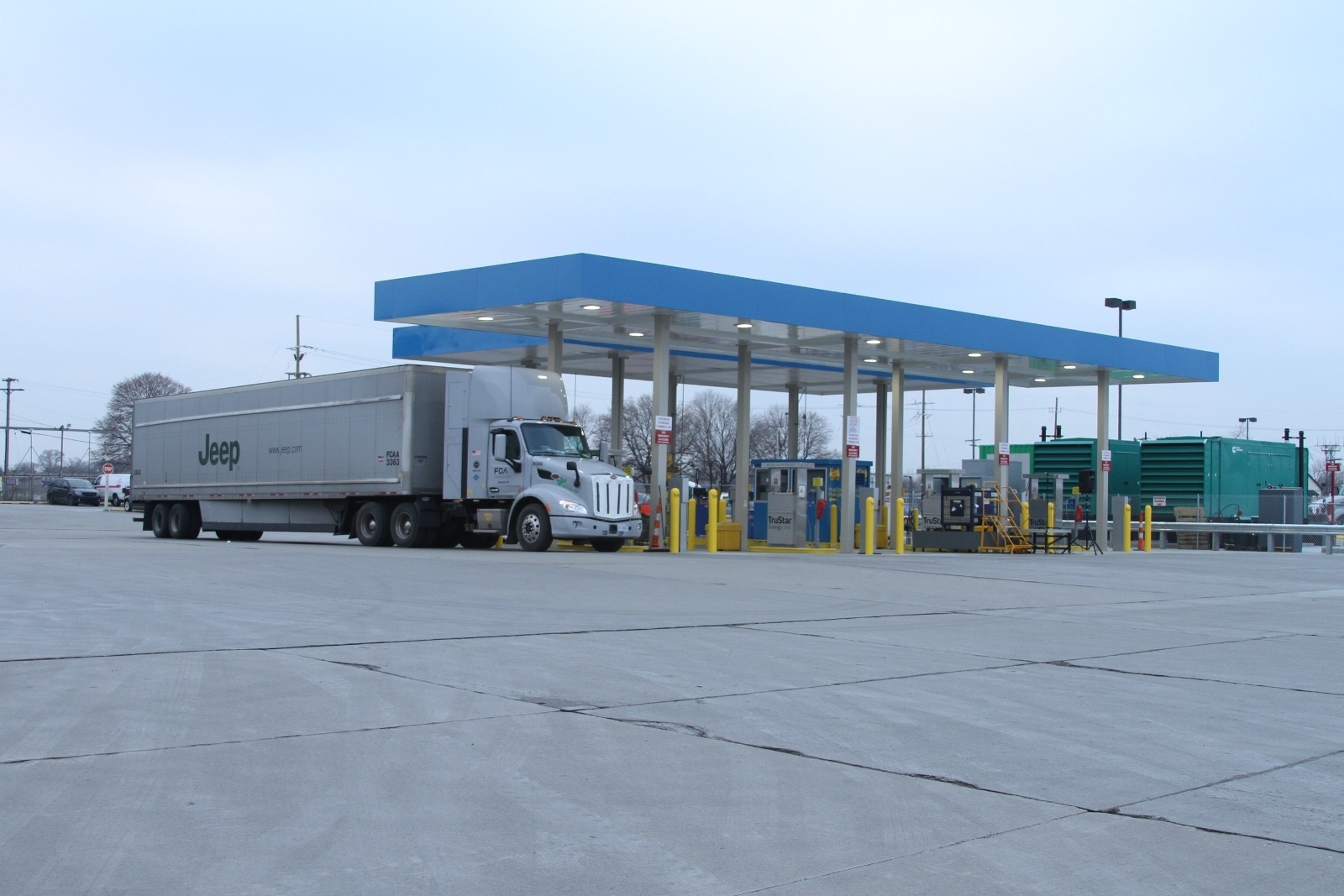 FCA US LLCs high-volume CNG fueling station, designed and built by TruStar Energy
