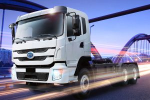 BYD Battery Powered Electric Truck, China’s BYD is offering a battery-electric truck in the U.S. market. But its limited range and the company’s lack of full-scale manufacturing means its still in the early stages.