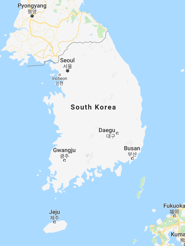 South Korea - Google Maps