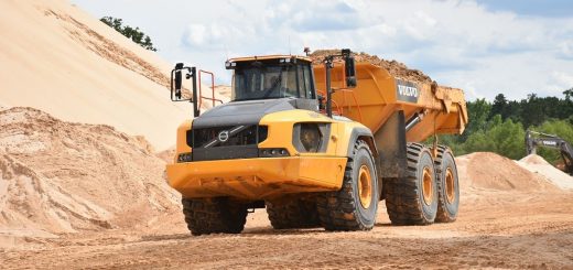 U.S. Silica Fort Worth Texas Volvo A60H Articulated Truck