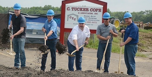 Trailstar International - Ohio Plant Groundbreaking, Trailstar International Inc. of Smith Township, Ohio, broke ground in May on an 85,000-square-foot manufacturing facility that is expected to add about 50 jobs. It is located at 20700 Harrisburg-Westville Road.