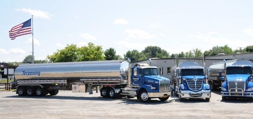 Terpening Trucking Company, Inc - Trucks at Facility
