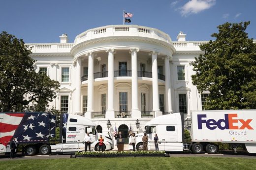 White House Honors Truck Drivers During Coronavirus