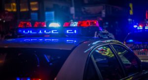 Cop lights, police car lights