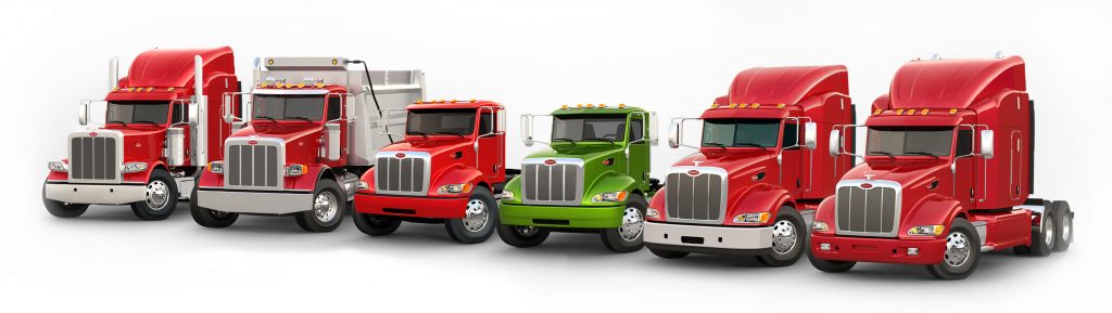 Peterbilt Truck Family, Chip Shortage Hurting Truck Makers