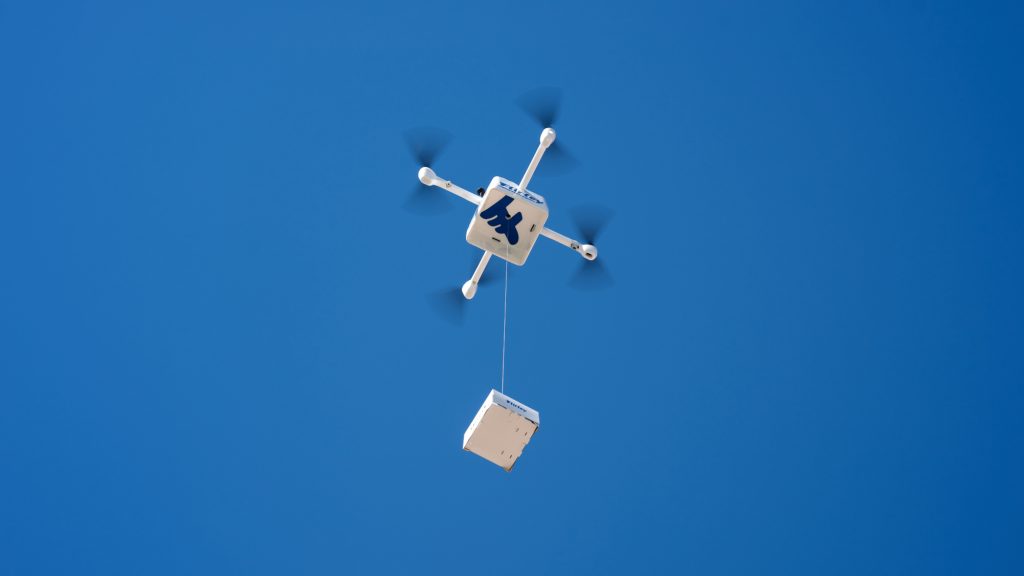 Mesa Air Drone Flirtey, Mesa Air Launches Drone Delivery with Flirtey, Mesa launches drone delivery