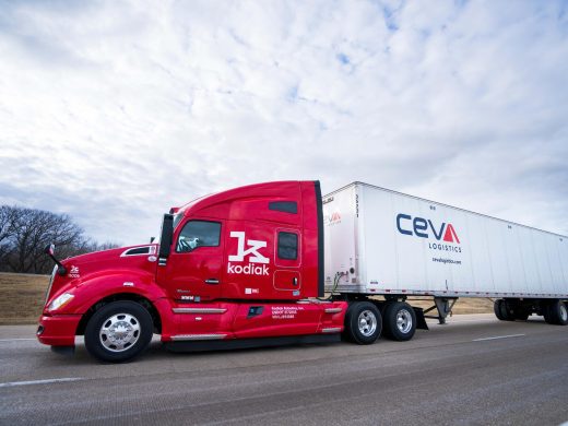 CEVA Logistics Kodiak Robotics Autonomous Truck