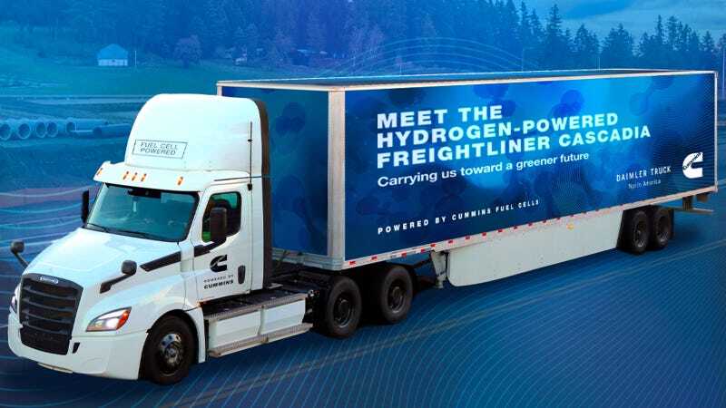 Cummins X15H Demo Truck, Cummins Unveils 15L Hydrogen Engine at ACT Expo
