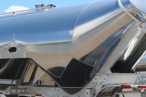 Close Up of Stainless Steel Tank,