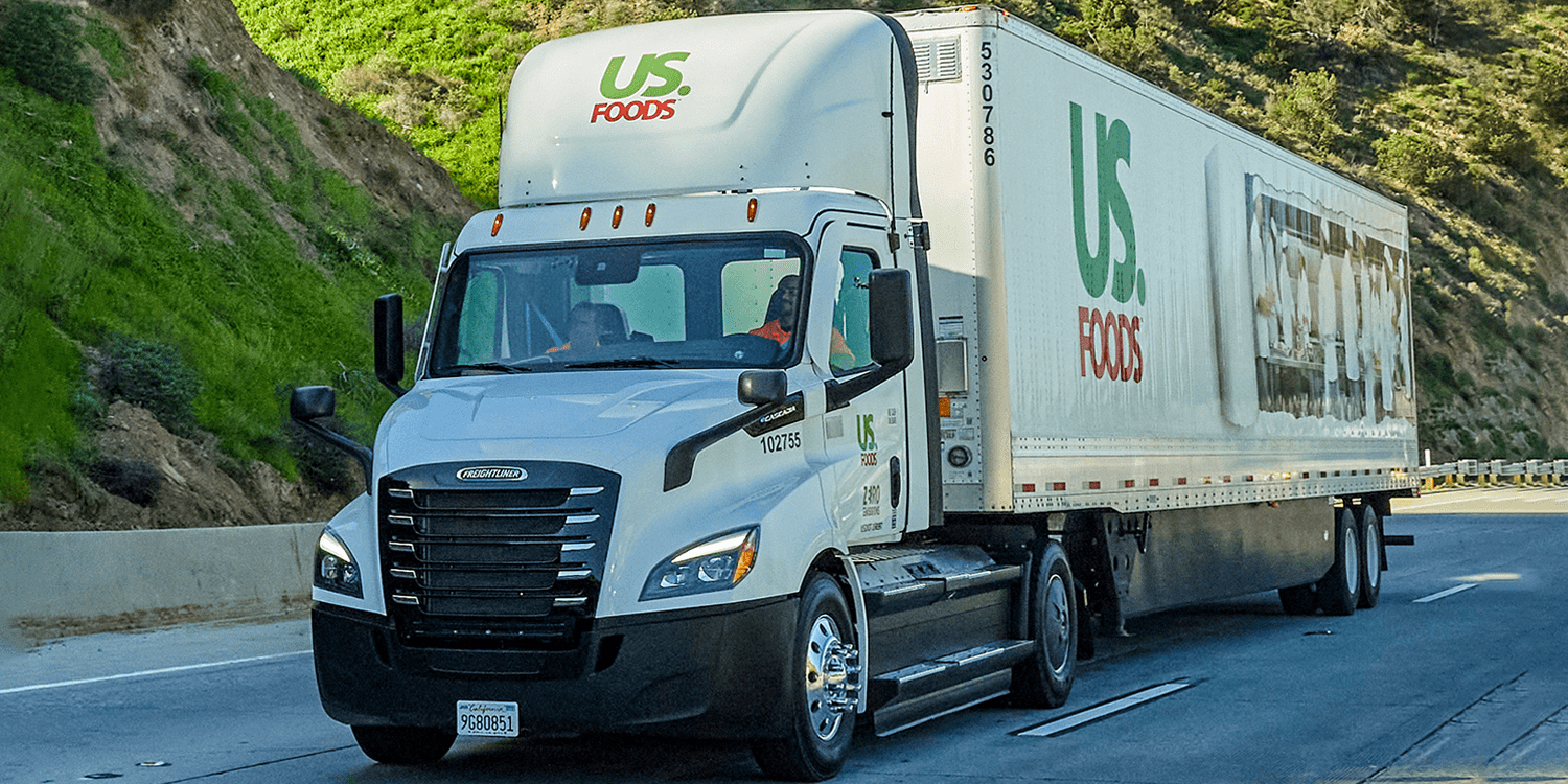 US Foods Freightliner eCascadia