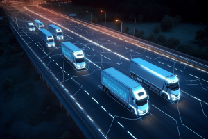 Truck Fleet with Technology, AI in Trucking Industry, Telematics