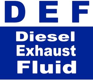 Sign indicating the availability of Diesel Exhaust Fluid (DEF) at a fueling station, Diesel Exhaust Fluid (DEF) Sign