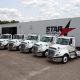 Star Truck Rentals Truck Fleet in front of HQ