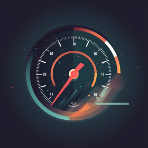 Artistic rendering of a speedometer, symbolizing the complexities of the DRIVE Act and the Truck Speed Limiter Rule.