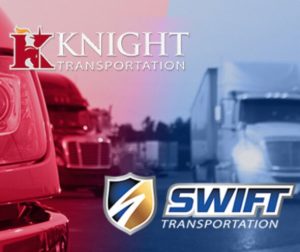 Knight-Swift trucks showcasing their expansion amidst changing LTL industry landscape