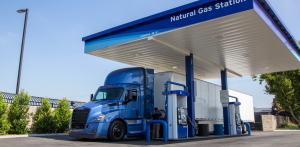Natural gas station, indicating the growing interest in CNG technology