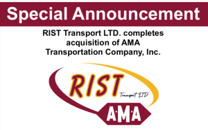 RIST Transport AMA Acquisition Announcement Poster