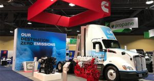 Cummins 15L Hydrogen Engine showcase at ACT Expo