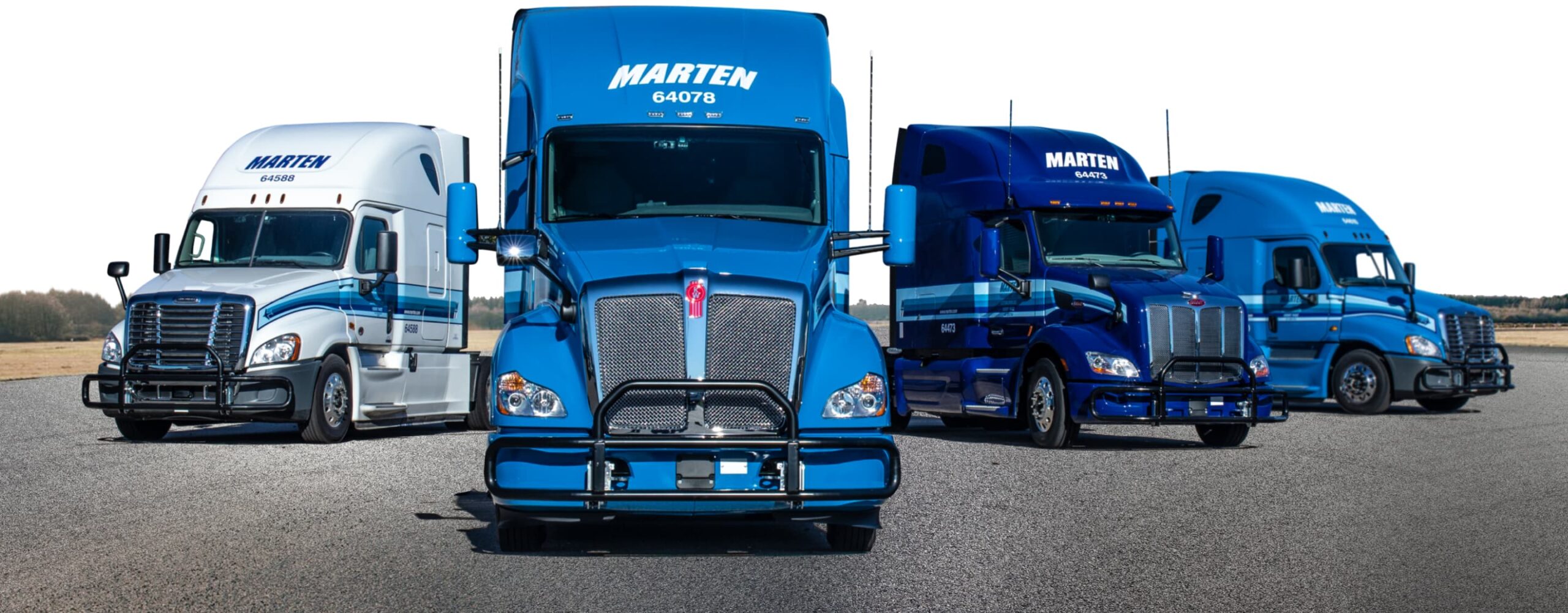 Marten Transport Trucks Lineup
