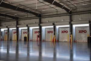XPO Trailer at Loading Docks representing XPO Logistics Expansion