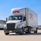 XPO Logistics Truck in yard