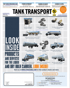 About Tank Transport Trader The National Newspaper of the Liquid and Dry Bulk Transportation Industry